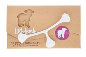 Little Lamb Nappi Nippa 3pk White